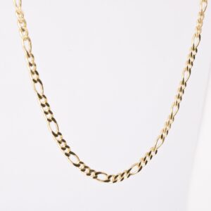 CADENA CARTIER 3X1 4MM- 60CM DE ORO AMERICANO 18K - Oro Colombia